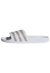 adidas Unisex Adilette Aqua Slides, Ftwr White/Platin Met./Ftwr White, 13 UK