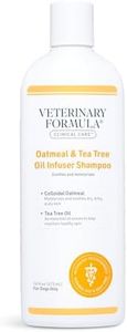 Veterinary Formula Clinical Care Dog Shampoo with Oatmeal and Tea Tree Oil, 16 oz – Fast-Acting, Gentle Medicated Shampoo for Dogs