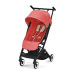 CYBEX Gold Libelle Stroller With One-Pull Harness, From Approx. 6 Months to Approx. 4 Years (Max. 22 kg), Ultra Lightweight (6 kg), Hibiscus Red