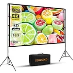 Projector Screen with Stand, Towond
