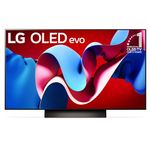 LG 48-Inch C4 OLED evo 4K Smart TV - α9 AI Processor 4K, Alexa Built-in, 144Hz Refresh Rate, HDMI 2.1, G-Sync, FreeSync, VRR, WebOS 24, Dolby Vision, Dolby Atmos (OLED48C4PUA, 2024)