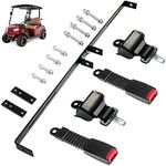 AIWEILUCK 2 Passenger Golf Cart Retractable 42" Seat Belts with Belt Bracket Kit for Yamaha Club Car DS Precedent EZGO TXT RXV