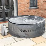 CosySpa Hot Tub Thermal Insulation Cover - Universal Spa Cover | Save 40% On Energy Bills | Round & Octagonal Spa Blanket | Double Layered Hot Tub Thermal Cover (2-4 Seat (165x70cm) | Round)