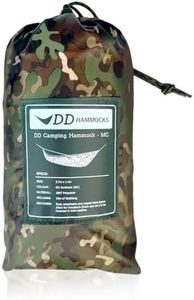 DD Hammocks MC Hamac de camping léger double couche camouflage pour randonnée et bushcraft, installation facile