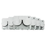 Gravity Grabber - Ultimate Ski & Snowboard Wall Rack | Secure, Non-Slip Storage | Fits Any Ski/Board | Garage Organization | Ski Storage Rack | Snowboard Storage Rack | Winter Gear Organizer | 6 Pck