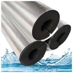 Pipe Insulation Tubing Self Adhesive Foam Pipe Sleeve Water Tube Insulation Tube 1-1/2" 2" 2-1/2" 3" 3-1/2" 4" Anti-collision ( Color : 0.79" , Size : ID 2" )