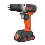 Black+Decker 18V Lithium-Ion Drill Driver with A 1.5Ah Battery