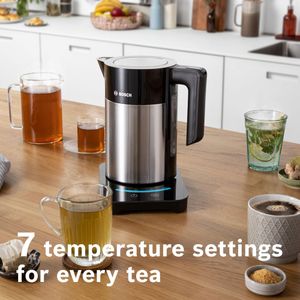 Bosch Sky Cordless Kettle 1.7L – Stainless Steel Electric Jug