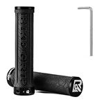 ROCKBROS Bike Handlebar Grips Double Lock-on Bicycle Handle Bar Ends for Mountain MTB BMX 22.2cm Black