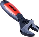 Amtech C1680B 2-in-1 Stubby Pipe Wrench/Adjustable Wrench