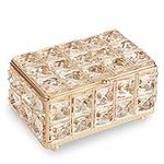 Hipiwe Crystal Jewelry Trinket Box 