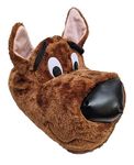 TOSH Mens Novelty Slippers Scooby Doo Monster Claw Funny 3D Xmas Gift (Scooby Doo Brown, uk_footwear_size_system, adult, men, alpha_range, medium, medium, large)