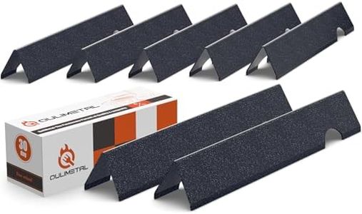 QuliMetal 17" Flavorizer Bars for Weber GS4 Genesis 2 E-410/E-415/E-435, Grill Parts for Weber Genesis II LX E-440 Series Gas Grills, Porcelain Steel Grill Replacement Parts for Weber 66033 66796