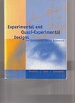 Experimental and Quasi-Experimental