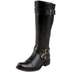 Miz Mooz Women's Kailia Riding Boot, Black, 9 UK