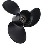 Holdia Propeller 48-828156A12 RH 9x9 3 Blade Compatible with Mercury/Mariner 6-15HP 2-1/2" Gearcase Boat Motors