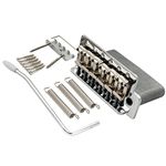 Wilkinson WOV03 54mm(2-1/8 inch) Vintage Tremolo Bridge 6-Screw for Squier/Mexico Fender/MIJ Strat Electric Guitar, Chrome
