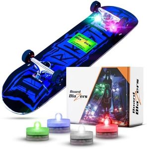 Board Blazers Crazy Color Changing LED Underglow Lights for Skateboards, Longboards, Scooters - Skateboard Accessories- Original Skateboard Lights