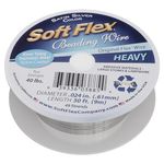 Soft Flex 49 Strand Beading Wire - Heavy 0.24 Diameter - 30 Feet Nylon Design Wire