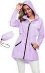 Avoogue Rain Jacket Womens Waterproof With Hood Raincoats For Women With Hood