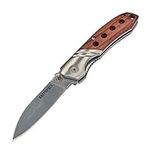 Faithfull FAIWPKSINGLE Single Blade Knife - 63mm Stainless Steel Blade Hardwood Handle