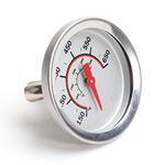 Outspark BBQ Thermometer Replacement Part for Char-Broil 7184426,Grill Temperature Gauge for Most Charbroil Grill and Smoker,Stainless Steel 1.85" Heat Indicator