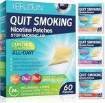 Quit Smoking Patches Stop Aid Patches,Nicotine Patches Delivered Over 24 Hours to Help Quit Smoking , Step1 Through 3 Full Step Patches, 21mg, 14mg, 7mg Delivered Over 24 Hours, Easy and Effective Anti-Stickers, Best Product to Help Stop (Full Step)