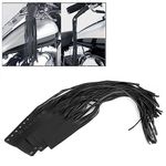 Motorcycle Tassels, Brake Clutch Lever Tassels Universal Faux Leather for Motorcycle Accessory(Black)