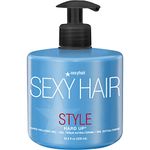 SexyHair Style Hard Up Hard Holding Gel Extreme Hold Non-Flaking Formula All Hair Types, 500ML