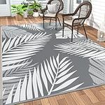 Jabykare Palm Leaf Outdoor Rug Wate