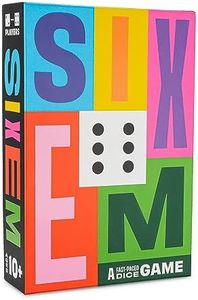 Hootenanny Games Sixem Dice Game | Speed, Strategy & Sabotage for Game Night | Perfect for Family Games | 2-4 Players, Ages 10+