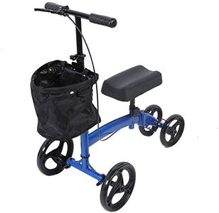 Knee Walker Orthopedic Scooter Wheeled Walker, Alternative to Crutches with Handlebars Medical Scooter Knee or Leg Healing Aid Maximum Load 300l