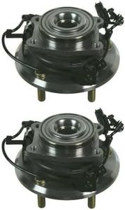 Supagat 2 Set of - Wheel Hub and Bearing Assembly Rear Left Driver Side Steel Polished Protected Rlwhabaf2Djwb for Dodge for Journey 2009-2018
