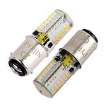 12V Low Voltage Ba15d 1142 Double Contact Bayonet Led Light Bulb, Waterproof 5W Warm White 3000K Equivalent 35W, For Rv Trailer, Camper, Marine Boat, Landscape Bulb. (Pack of 2)