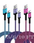 3Pack-3/6/10 FT USB C Charger Cable Fast Charging for iPhone 16 15 Pro/15 Pro Max/15 Plus, Android Samsung Galaxy A55 A15 5G A35 S24 Ultra S25 USBC Type-C Pixel 9 Pro XL 8 Pro 7 7a, Moto Cord (Multi)