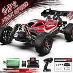 CROBOLL 1:14 Brushless Fast RC Cars for Adults with Independent ESC,Top Speed 90+KPH 4X4 Hobby Off-Road RC Truck,Oil Filled Shocks Remote Control Monster Truck for Boys(Red)