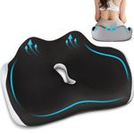 CAMUSBR Seat Cushion for Coccyx Sciatica Hemorrhoid Tailbone Back Pain Relief Memory Foam Seat Pads Cushion Ergonomic for Office, Car, Wheelchair, Gaming (Grey)