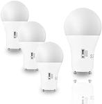 SLEEKLIGHTING | 15W GU24 Base LED 2 prong light bulbs, UL approved,120V, Mini Twist Lock, 5CCT Selectable (2700K - 5000K) Dimmable, Replaces Spiral - Self Ballasted CFL Two Pin Fluorescent Bulbs (4PK)