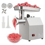 TOTEBOX Commercial Electric Meat Grinder, 1200W Heavy Duty Sausage Maker Filler Food Processing Machine Meat Chopper, 220 kg/h, 190 r/min