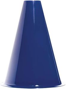 Anderson's Premium Navy Blue 8" Megaphone Noisemaker Boost School Spirit Cheerleader Sports Football Basketball Homecoming Squad Team Party Dance Club Parade Competition Performance Fan Pack of 10