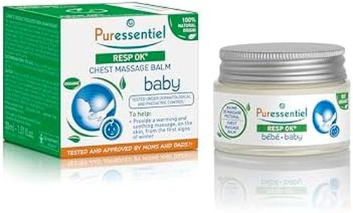 Puressentiel - Resp OK - Baume de Massage Pectoral Bébé - Formule 100% d'Origine Naturelle - Aide à procurer un massage apaisant et réchauffant dès les Premiers Froids - 30 ml