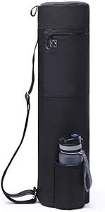 ELENTURE Full-Zip Exercise Yoga Mat Carry Bag with Multi-Functional Storage Pockets (Sport Black)