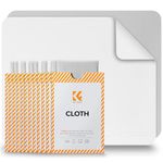 K&F CONCEPT Glasses Cleaning Cloth | Premium Microfiber Cleaning Cloths, Lens Cleaning Cloth for Camera Lenses, Eyeglasses, Screens, Cameras, Tablets -Washable, 12 Pack, 6 x 7 inches (15 x 18 cm)