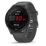 Garmin Forerunner® 255, GPS Running Smartwatch, Advanced Insights, Long-Lasting Battery, Slate Gray, 46 MM