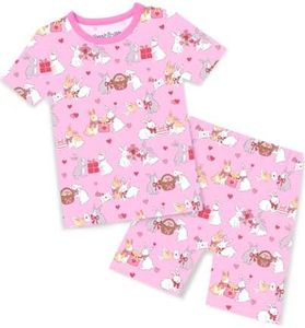 babee Reshinee Baby Pajamas Girls Summer Short Sleeve 18-24 Months Unicorn Mermaid Snug Fit 2pcs