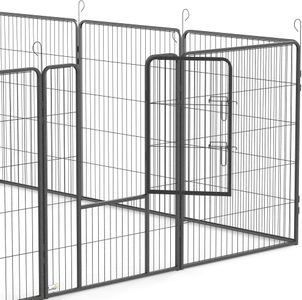 PawHut 12-Panel Dog Playpen, 60cm – Indoor/Outdoor Pet Fence