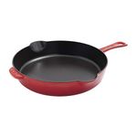 Staub Cast Iron 11-inch Traditional Skillet - Cherry, Made in France