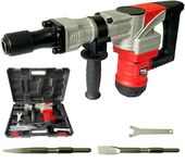 Inditrust Dumdaar 7kg Electric Demolition Hammer, (RED) 100% copper winding 1500W, 360° Rotating Handle, with Anti vibration control handle, 2900 RPM