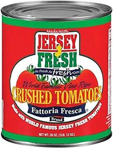 Jersey Fresh Crushed Tomatoes, Fattoria Fresca, 28 Ounce (Pack of 12)