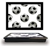 Football Soccer Cushioned Bean Bag laptray Home Laptop Tray Drinks Food Breakfast Lap Tray Football Soccer Lover